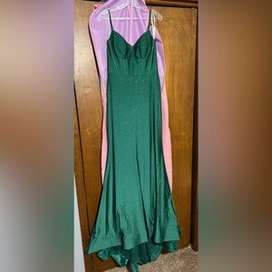 Sherri Hill Emerald Green Prom Dress